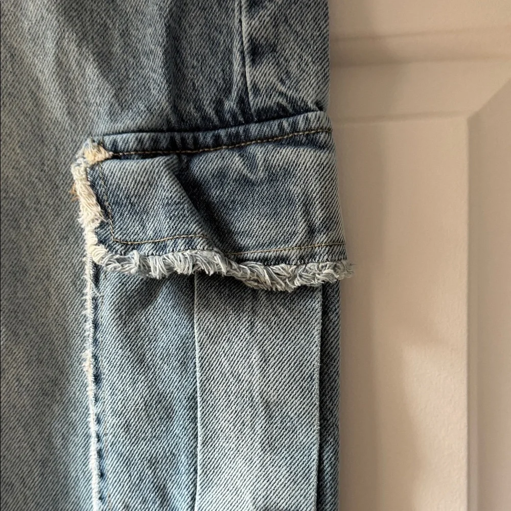 PacSun Kids Blue Cargo Jeans